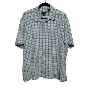 Men's Nautical Beachy Short Sleeve Silk Casual Summer Shirt